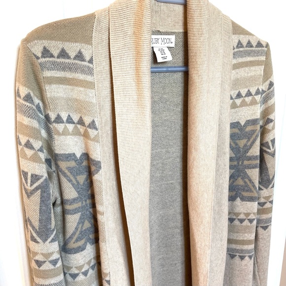 Anthropologie Ruby Moon Fall Sweater Cardigan 100% Cotton - Picture 6 of 12